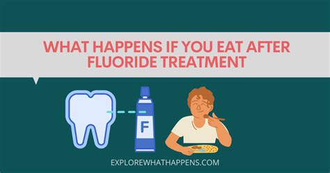 Can i eat after fluoride treatment