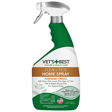 Flea spray treatment for house
